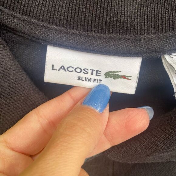Lacoste Polo Shirt Short Sleeve Green Soft Croc Logo Men’s Size 6 XXL - Picture 3 of 7
